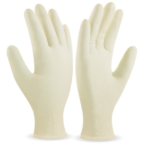 Guantes desechables de látex empolvado 688-LUT (100 un.)